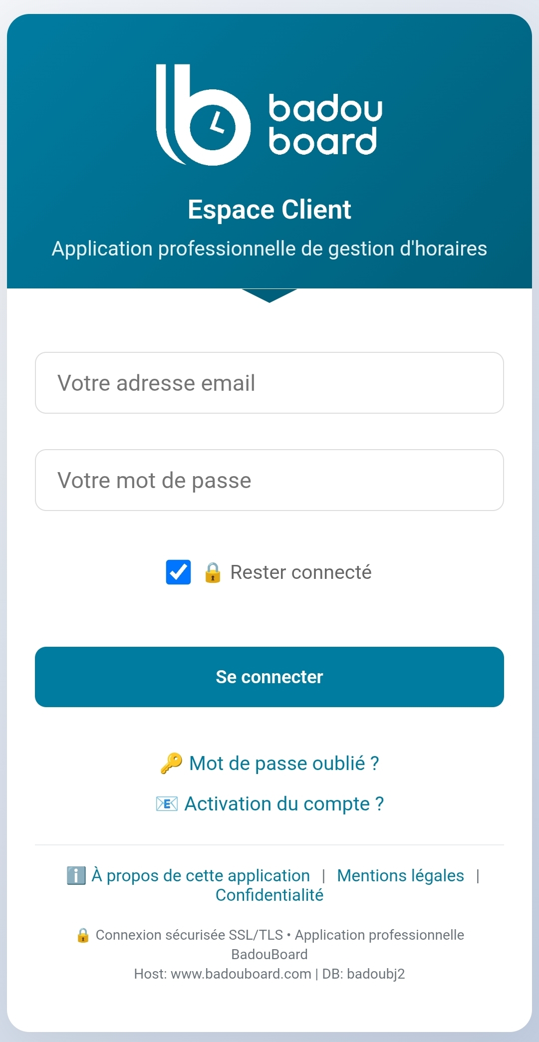 BadouBoard - Interface mobile