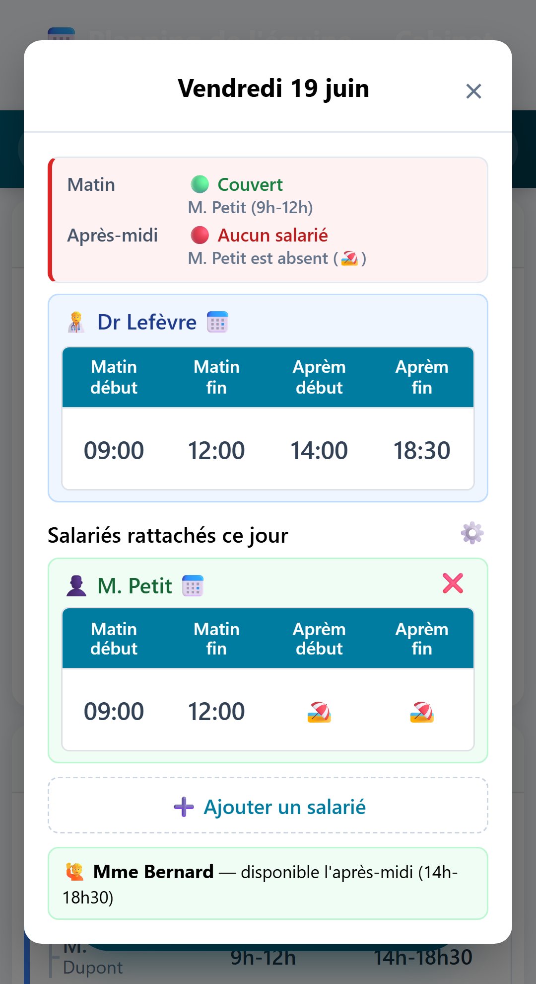 BadouBoard - Couverture des praticiens